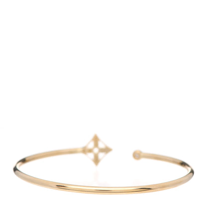 Louis Vuitton 18K Yellow Gold Diamond Idylle Blossom Twist Bracelet 3 of 4