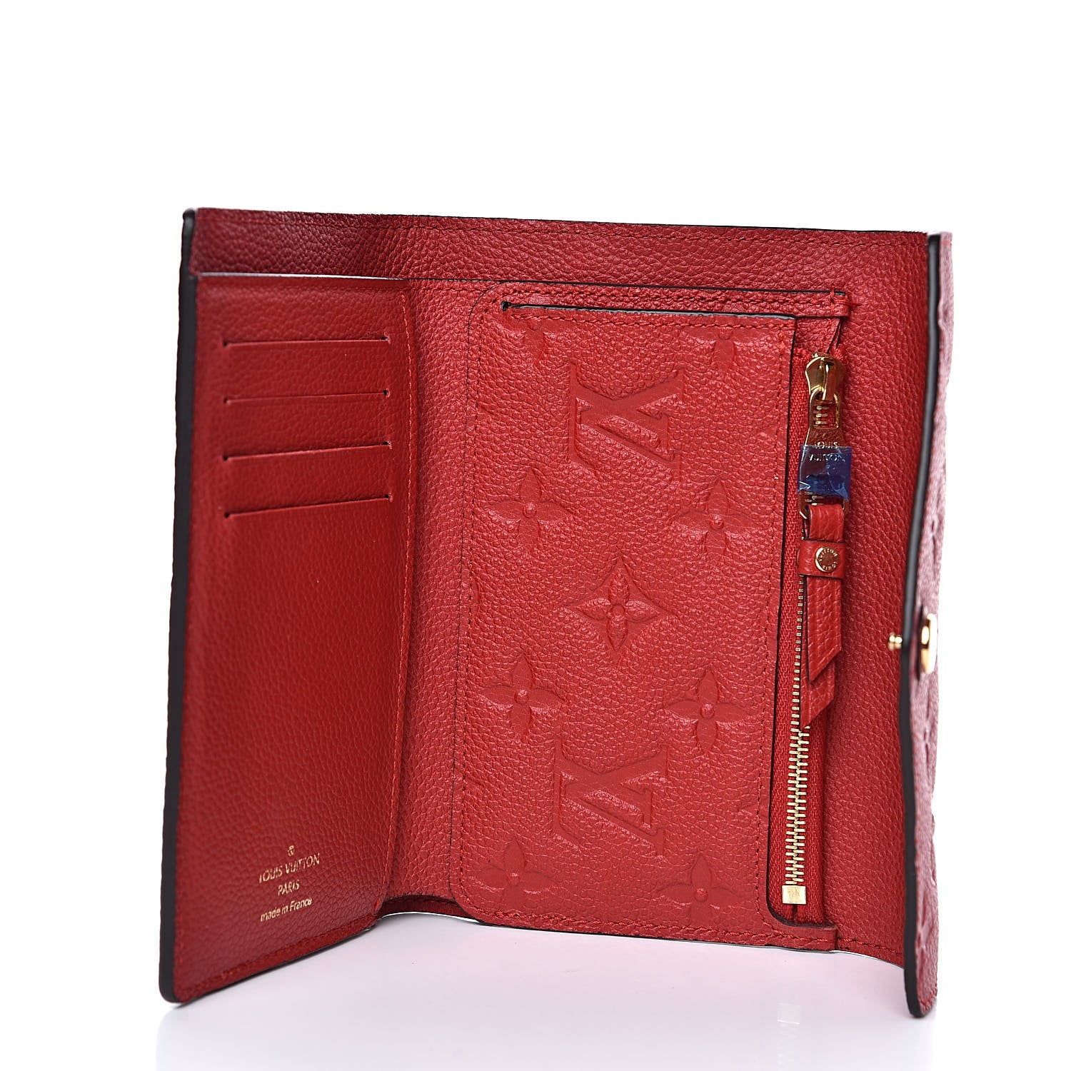 Louis Vuitton Empreinte Compact Curieuse Wallet Cherry 5 of 9