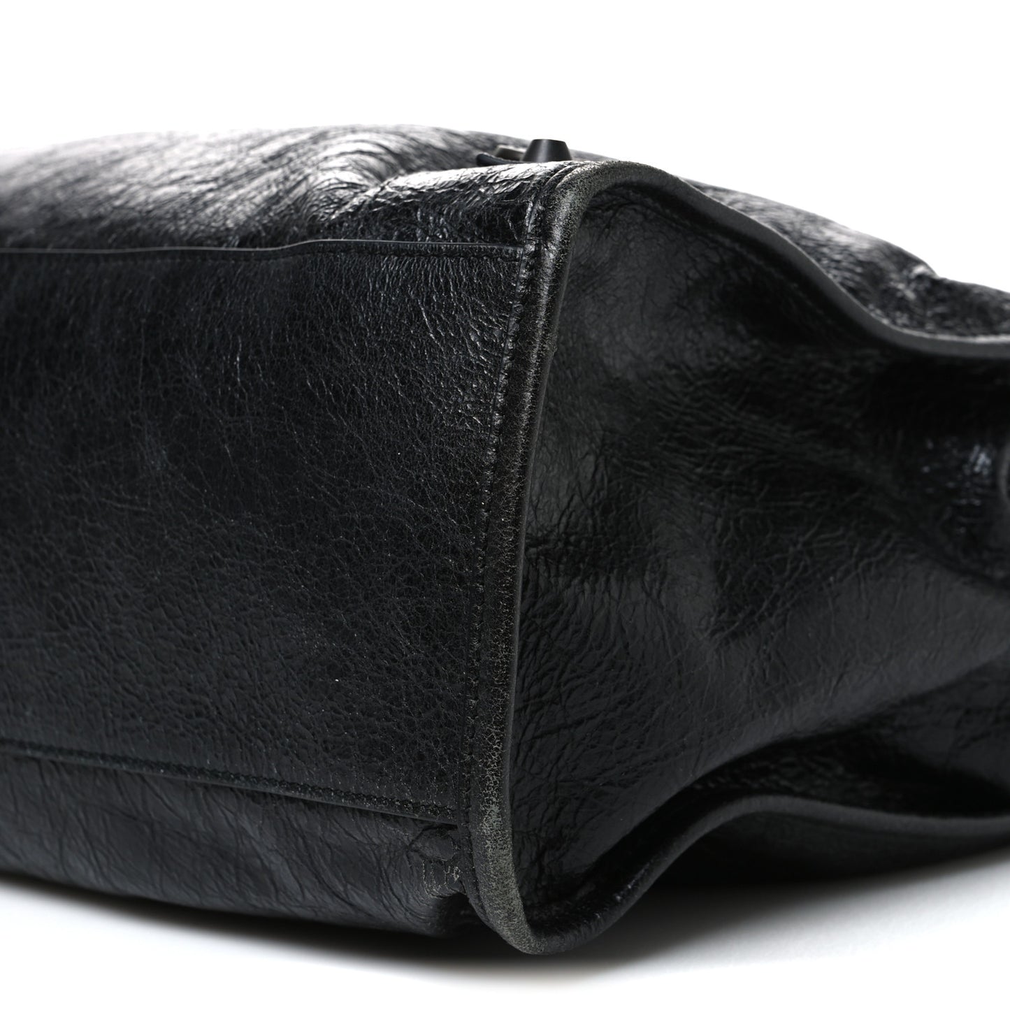 Agneau Arena Classic Hardware Medium Le City Tote Black