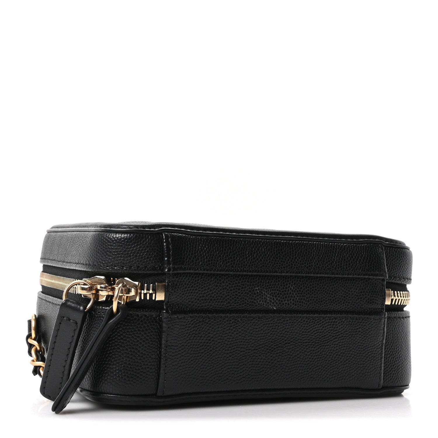 Chanel Caviar Quilted Small CC Filigree Vanity Case Black 1888984
