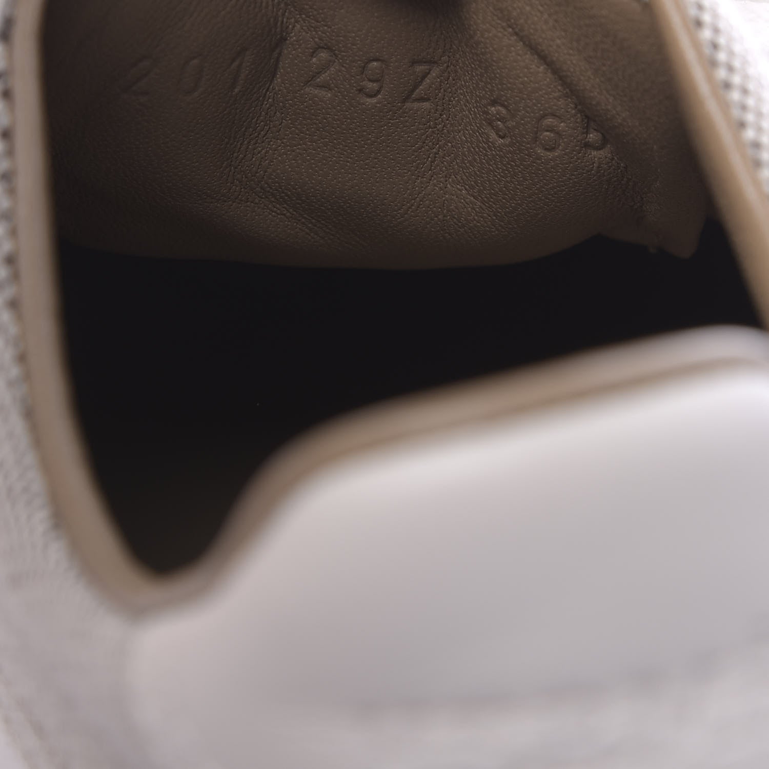 Hermes Canvas Calfskin Womens Voltage Sneakers 36.5 Prunoir White 8 of 9