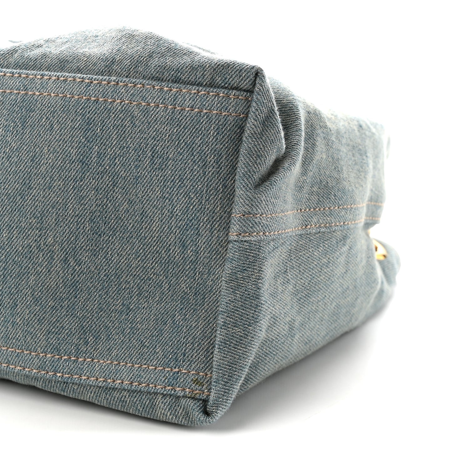 Denim Medium Soho Chain Shoulder Bag Blue