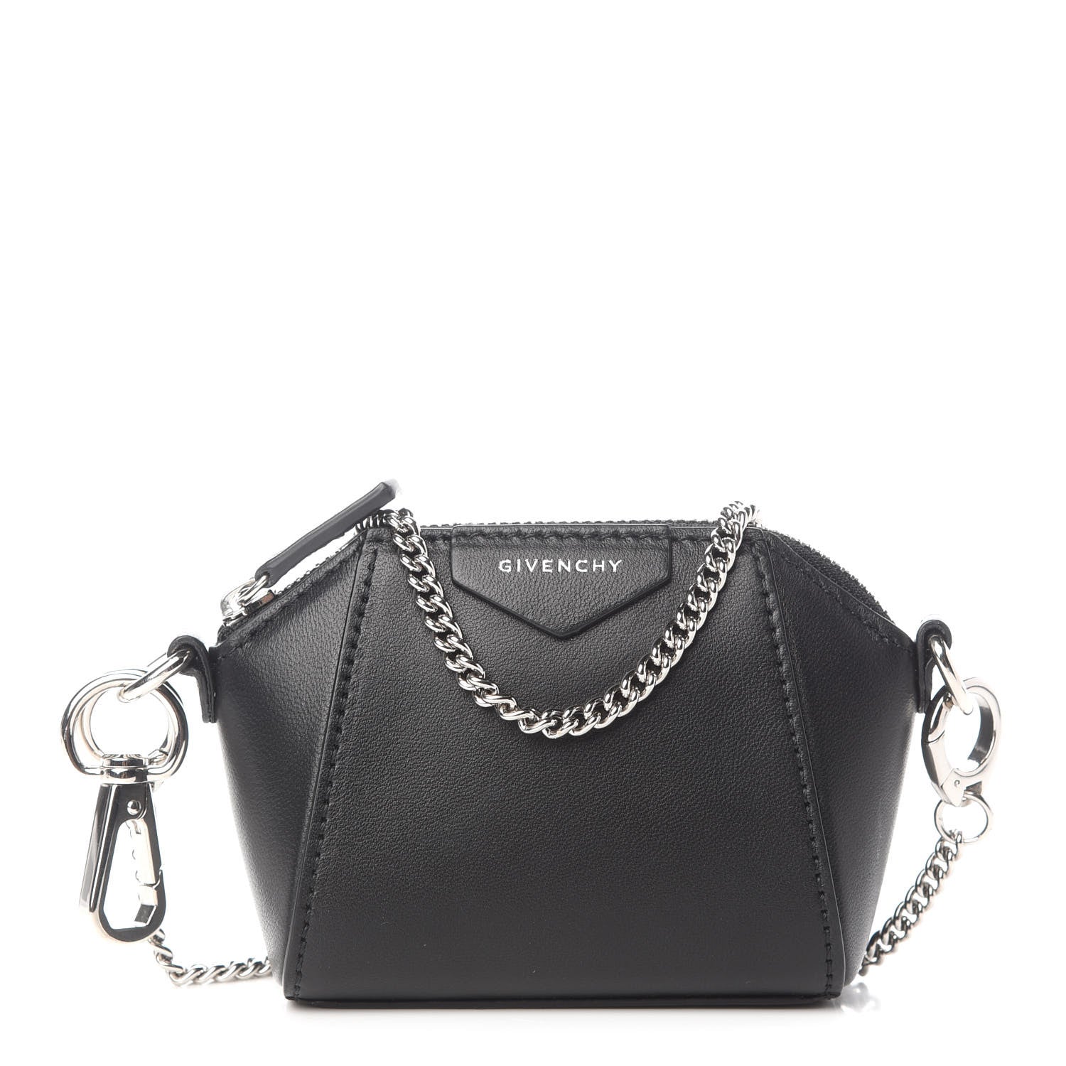 Givenchy Lambskin Baby Antigona with Chain Black 1 of 10