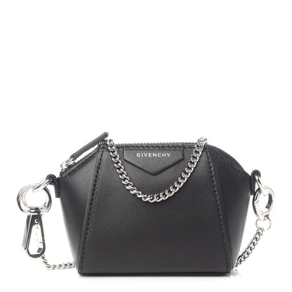 Givenchy Lambskin Baby Antigona with Chain Black 1 of 10