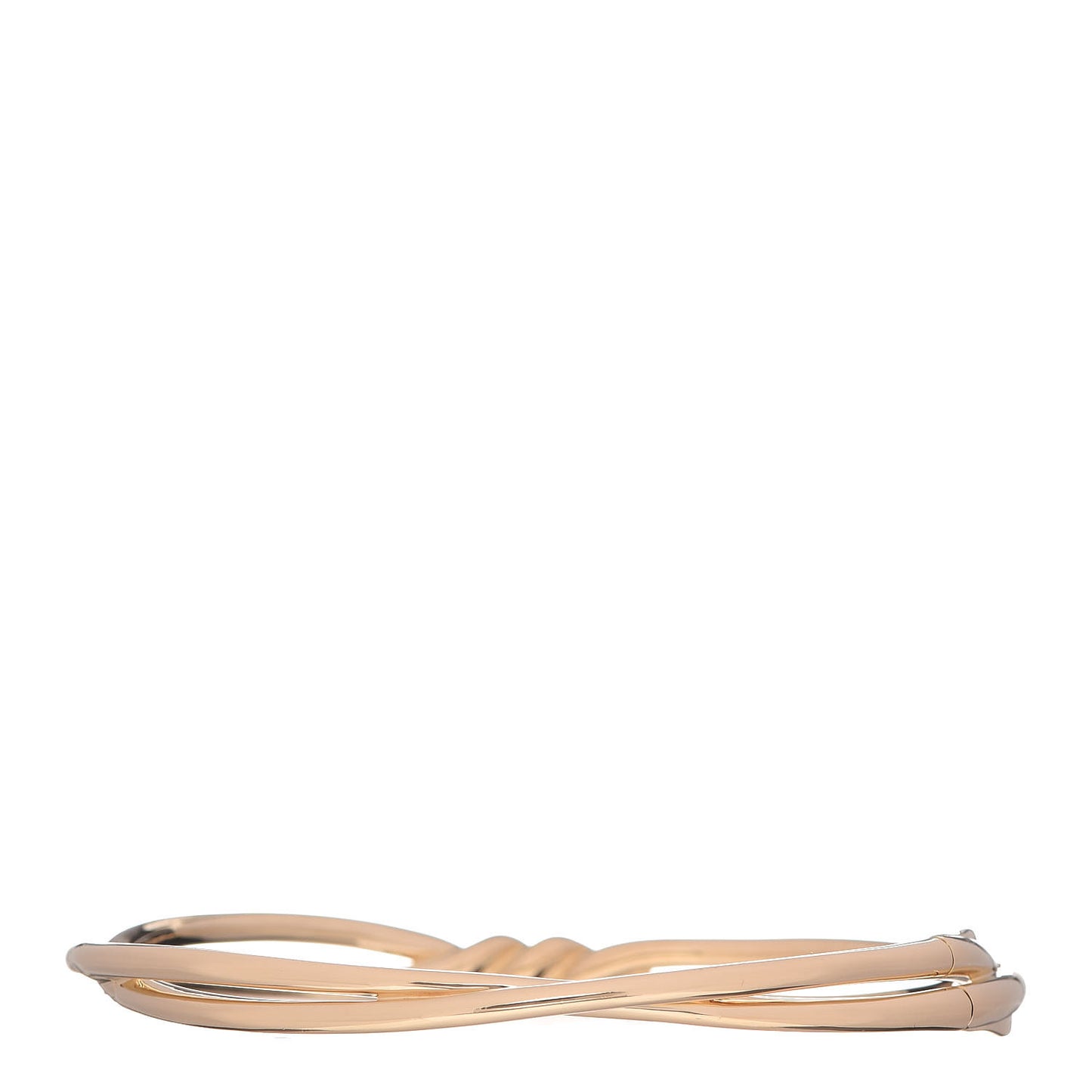 18K Yellow Gold Continuance Center Twist Bracelet