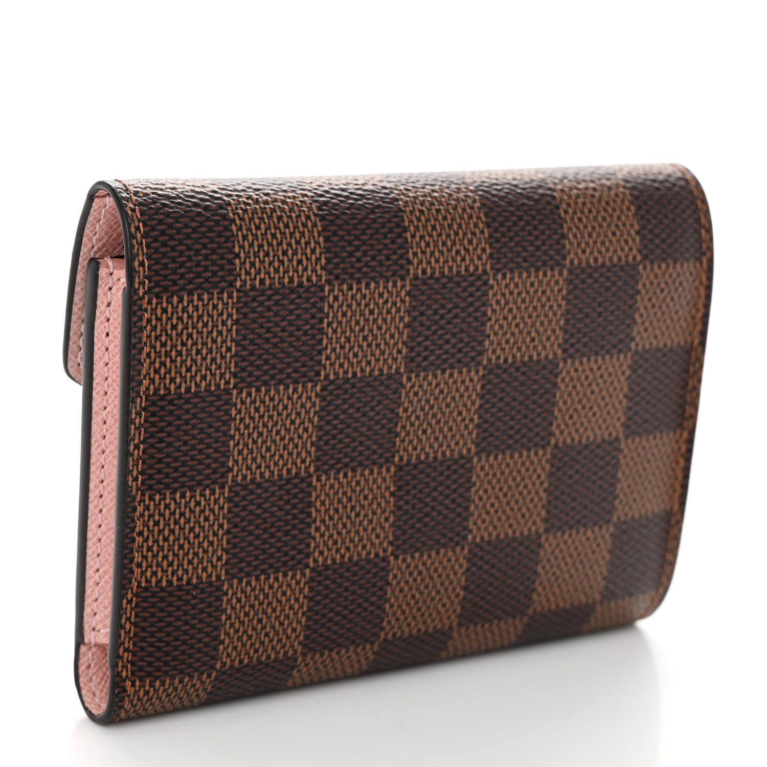 Louis Vuitton Damier Ebene Victorine Wallet Rose Ballerine 3 of 6