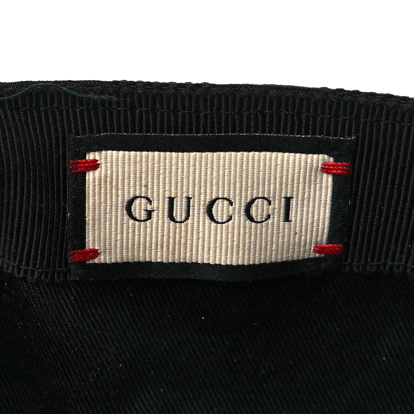 Monogram Web Baseball Hat L Black