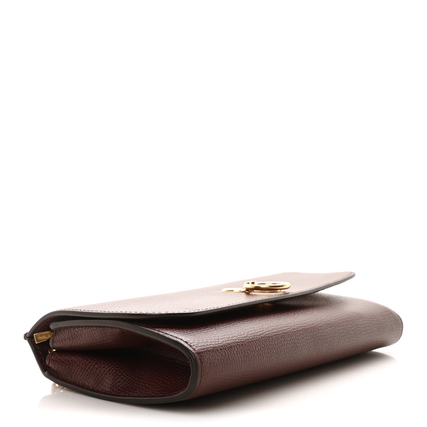 Small Classic Grain Amberley Convertible Clutch Oxblood
