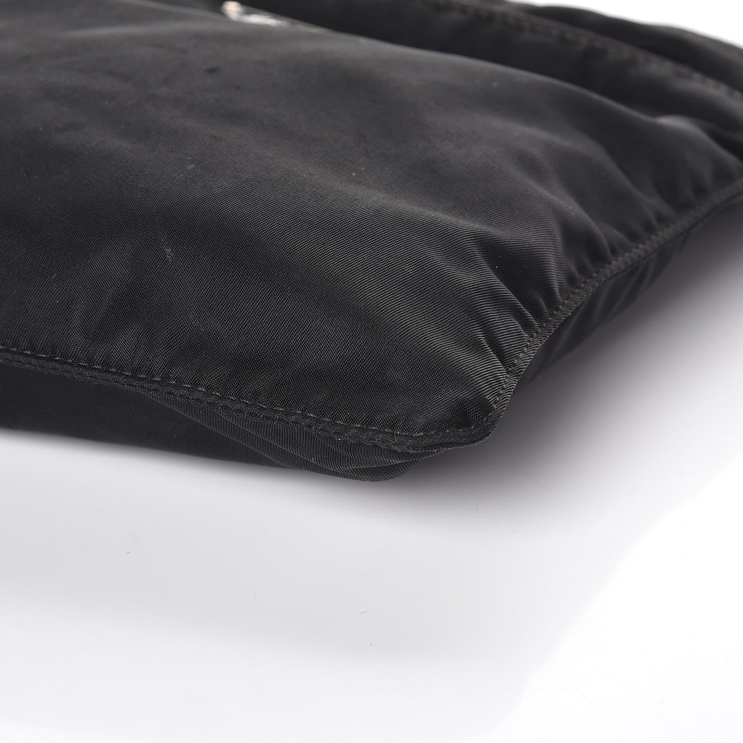 Prada Nylon Small Flat Messenger Bag Black 14 of 14