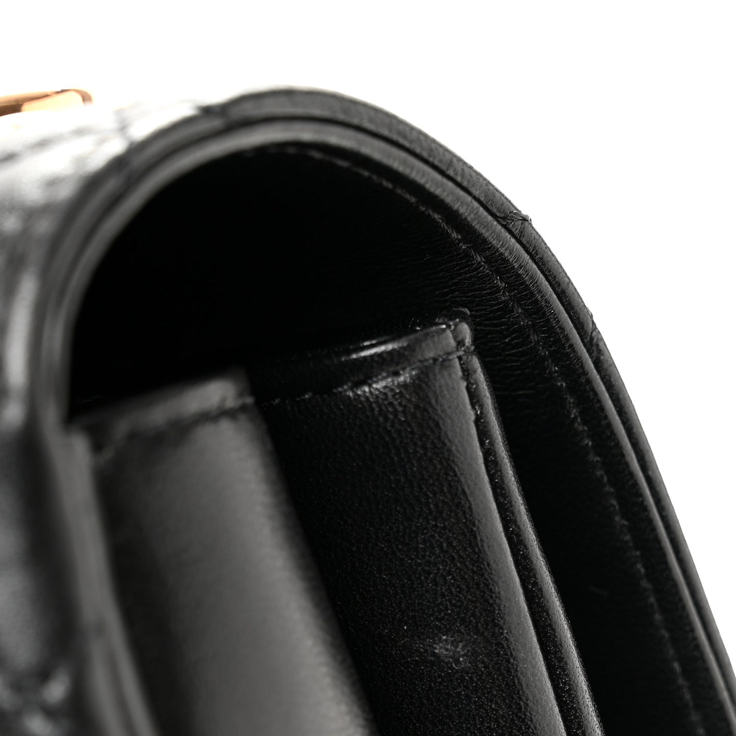 Lambskin Quilted Small Trendy CC Dual Handle Flap Bag Black