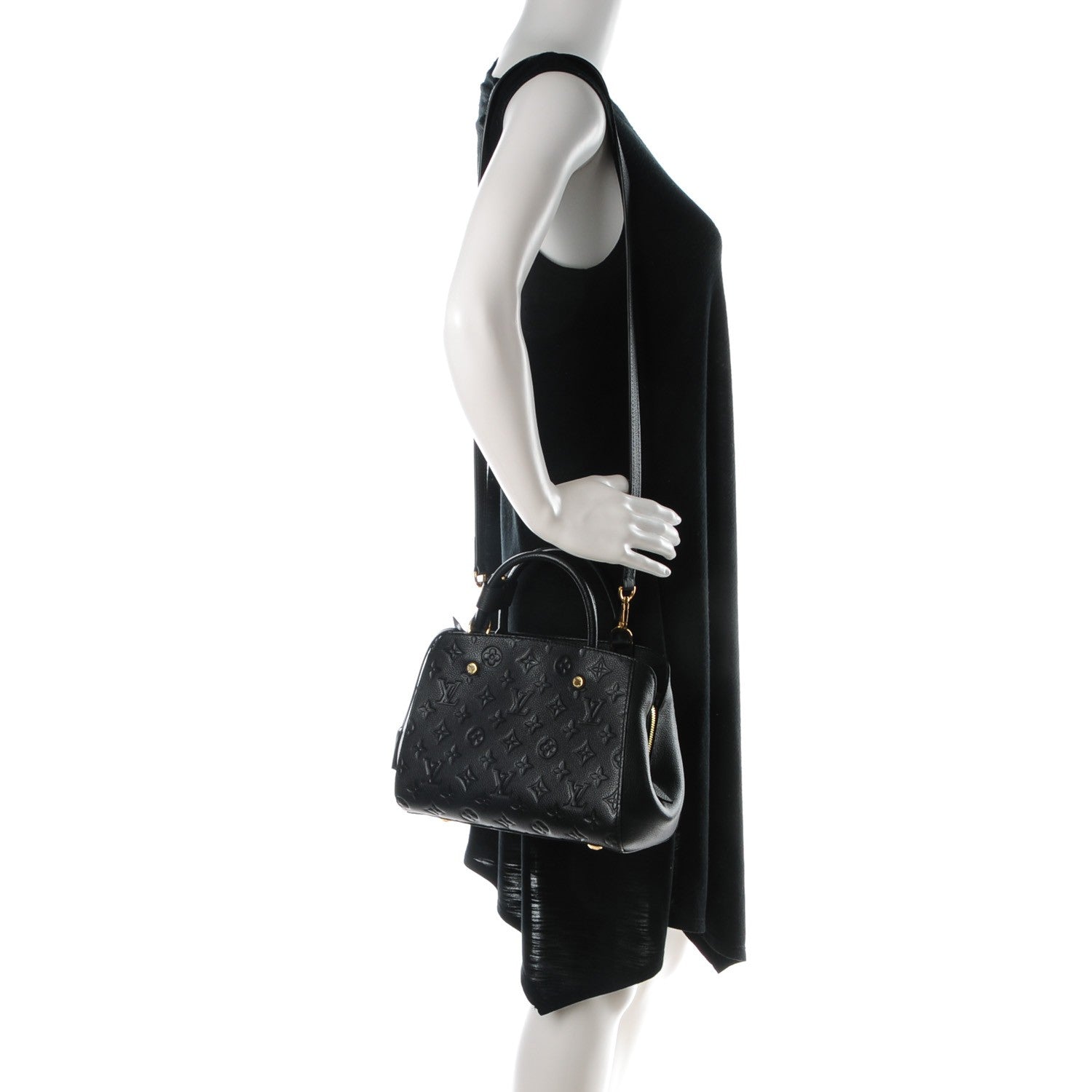 Louis Vuitton Empreinte Montaigne BB Black 2 of 7