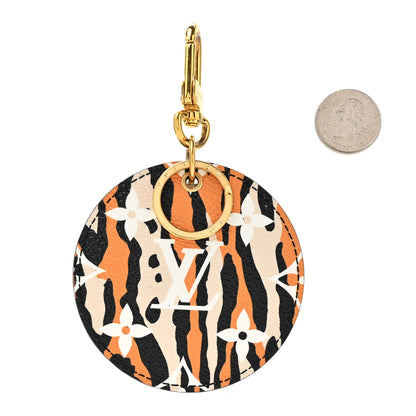 Louis Vuitton Monogram Giant Jungle Bag Charm Key Holder Ivory 2 of 3