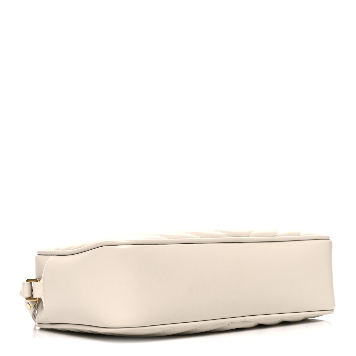 Calfskin Matelasse Monogram Lou Camera Bag Crema Soft
