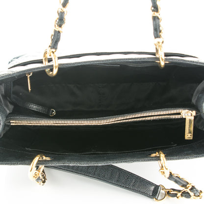 Chanel Caviar Quilted Grand Shopping Tote GST Black 5 of 7