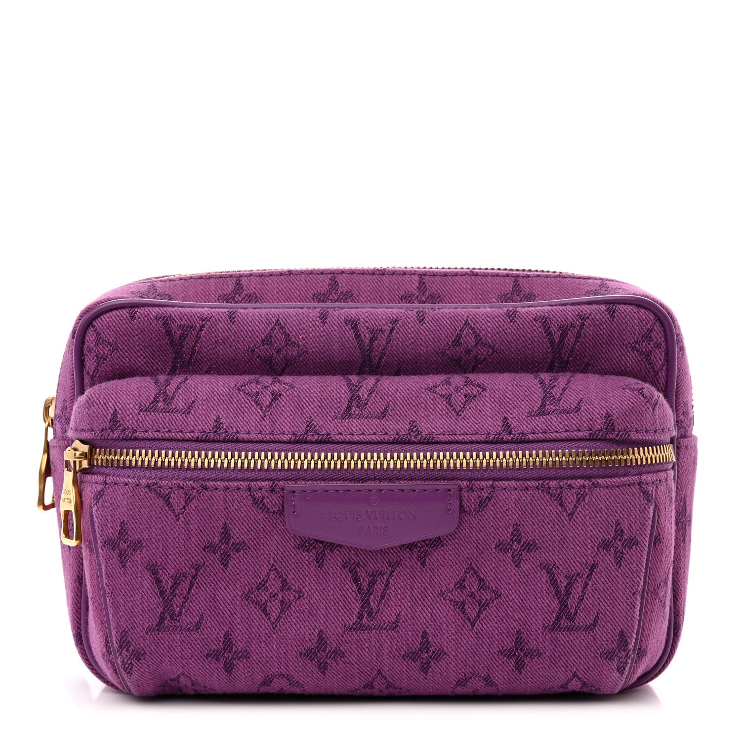 Louis Vuitton Denim Monogram Outdoor Bumbag Purple 1 of 10