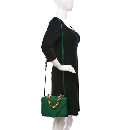 Bottega Veneta Calfskin Mount Envelope Bag Jungle 2 of 10