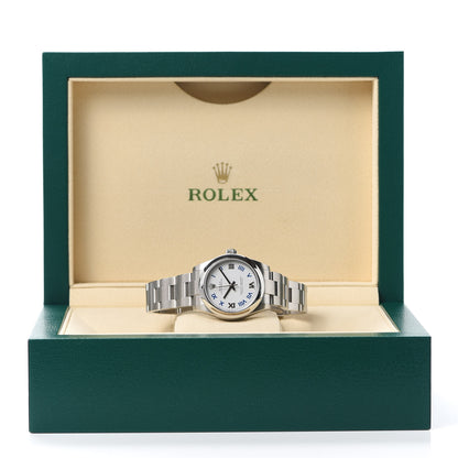Rolex Stainless Steel 31mm Oyster Perpetual Watch White Roman 177200 6 of 6
