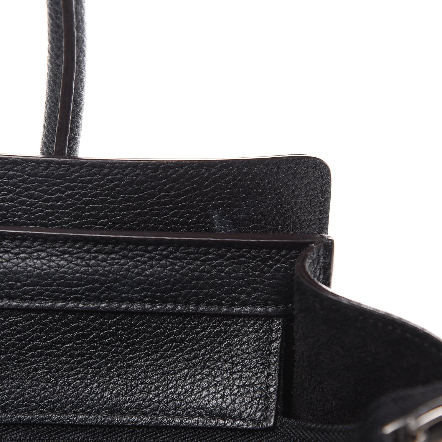 Celine Drummed Calfskin Micro Luggage Black 12 of 14