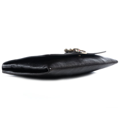 Givenchy Textured Calfskin Obsedia Clutch Black 4 of 8