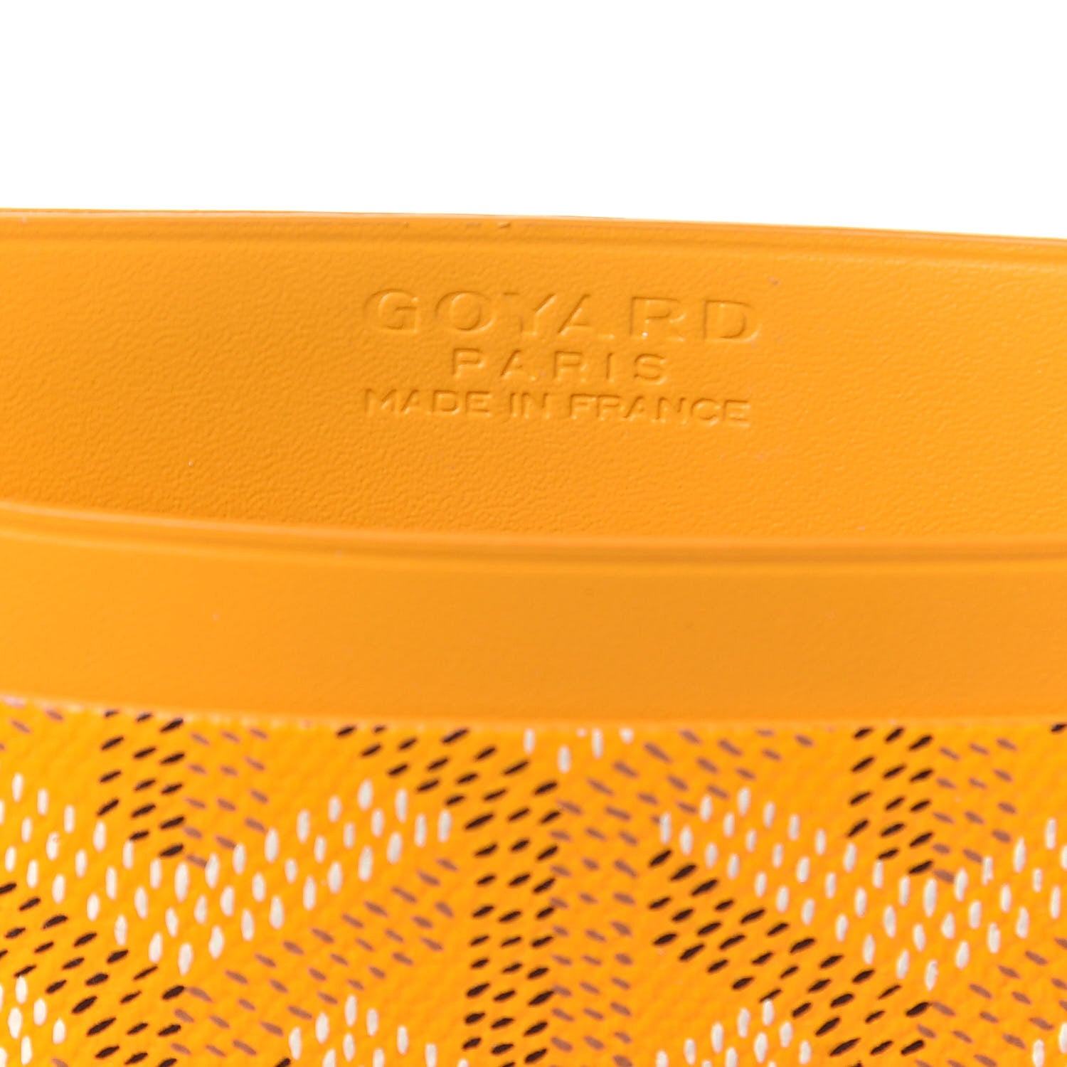 Goyard Goyardine Saint Sulpice Card Holder Yellow 6 of 6