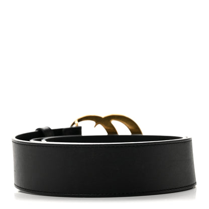 Gucci Calfskin Double G 40mm Belt 80 32 Black 2 of 9
