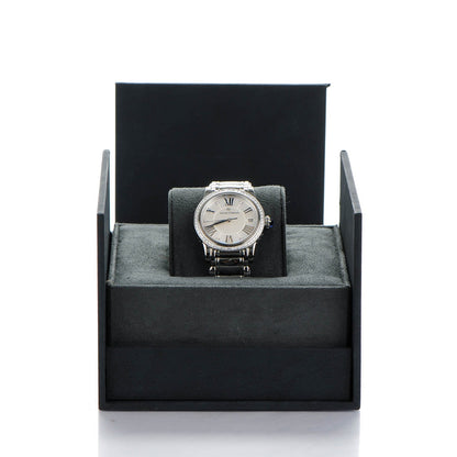 David Yurman Stainless Steel Diamond Bezel Mother of Pearl 34mm Classic Quartz Watch 2 of 10