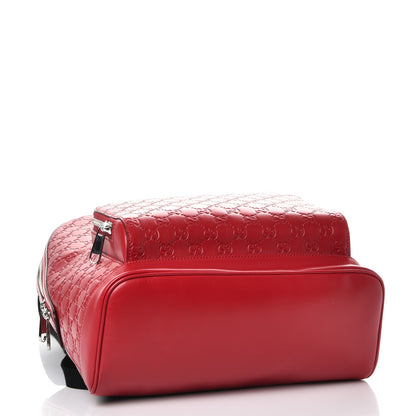 Gucci Guccissima Signature Day Backpack Hibiscus Red 4 of 7