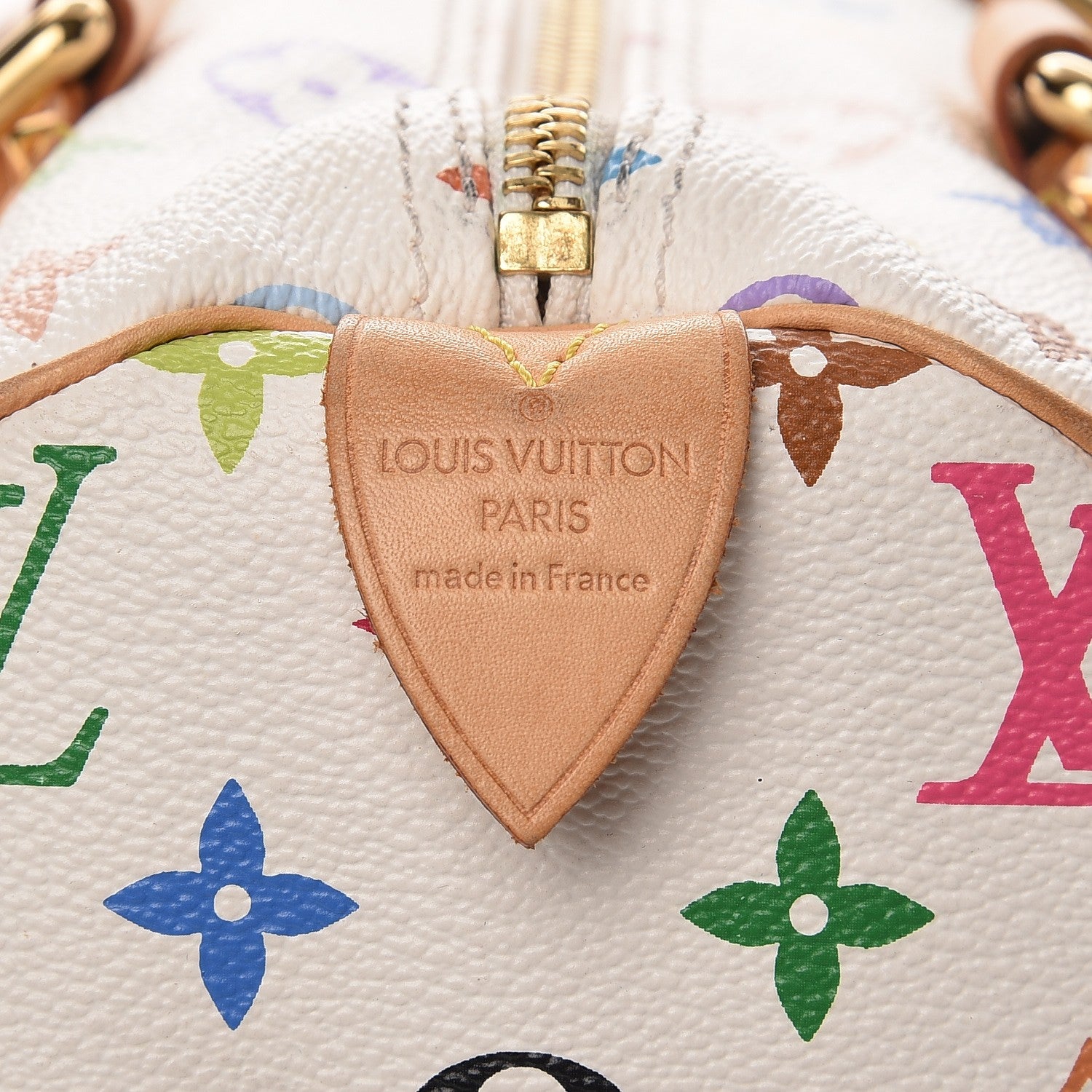 Louis Vuitton Monogram Multicolor Speedy 30 White 6 of 12
