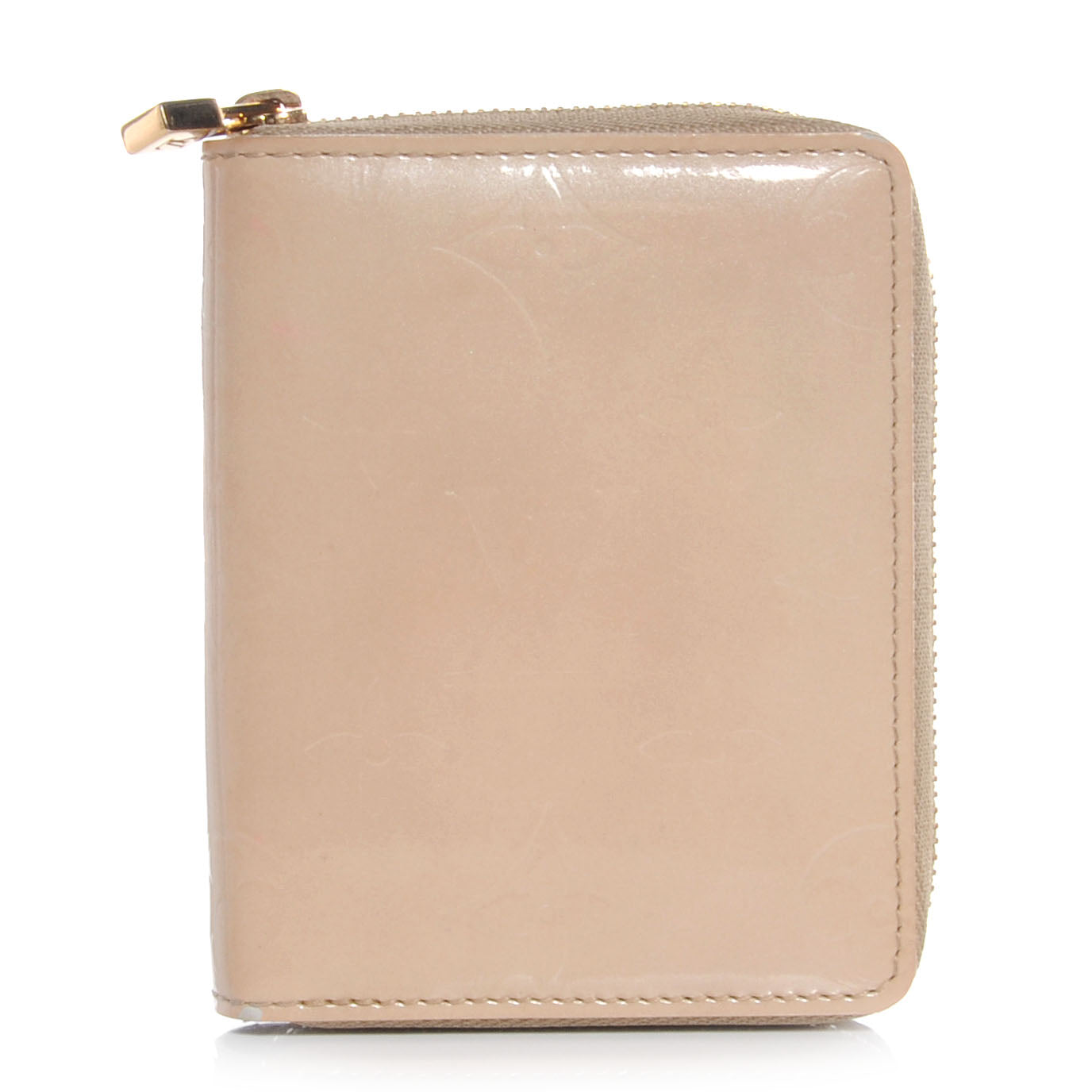 Louis Vuitton Vernis Broome Zip Wallet Beige 1 of 8