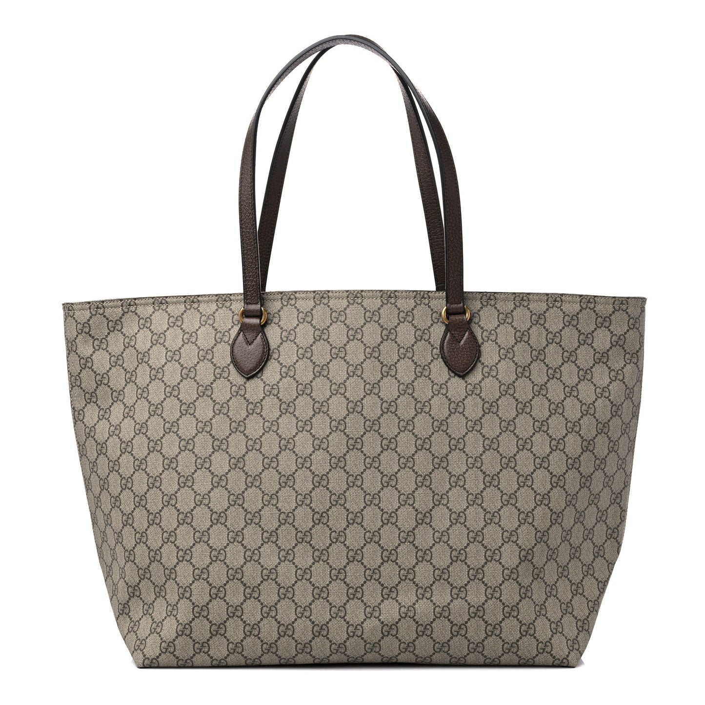 GG Supreme Monogram Medium Ophidia Shopping Tote Ebony