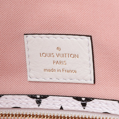 Louis Vuitton Monogram Giant Neverfull MM Rouge 7 of 11