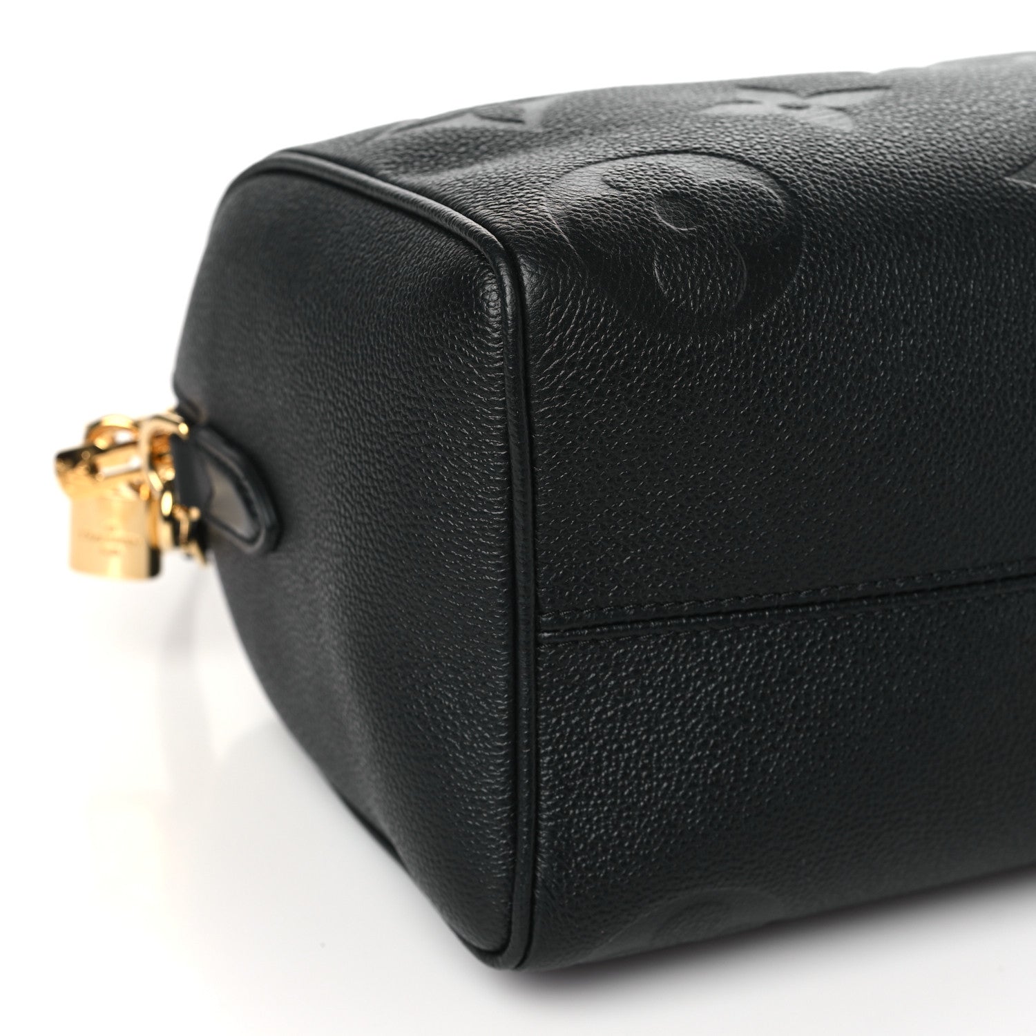 Louis Vuitton Empreinte Monogram Giant Speedy Bandouliere 25 Black 8 of 10