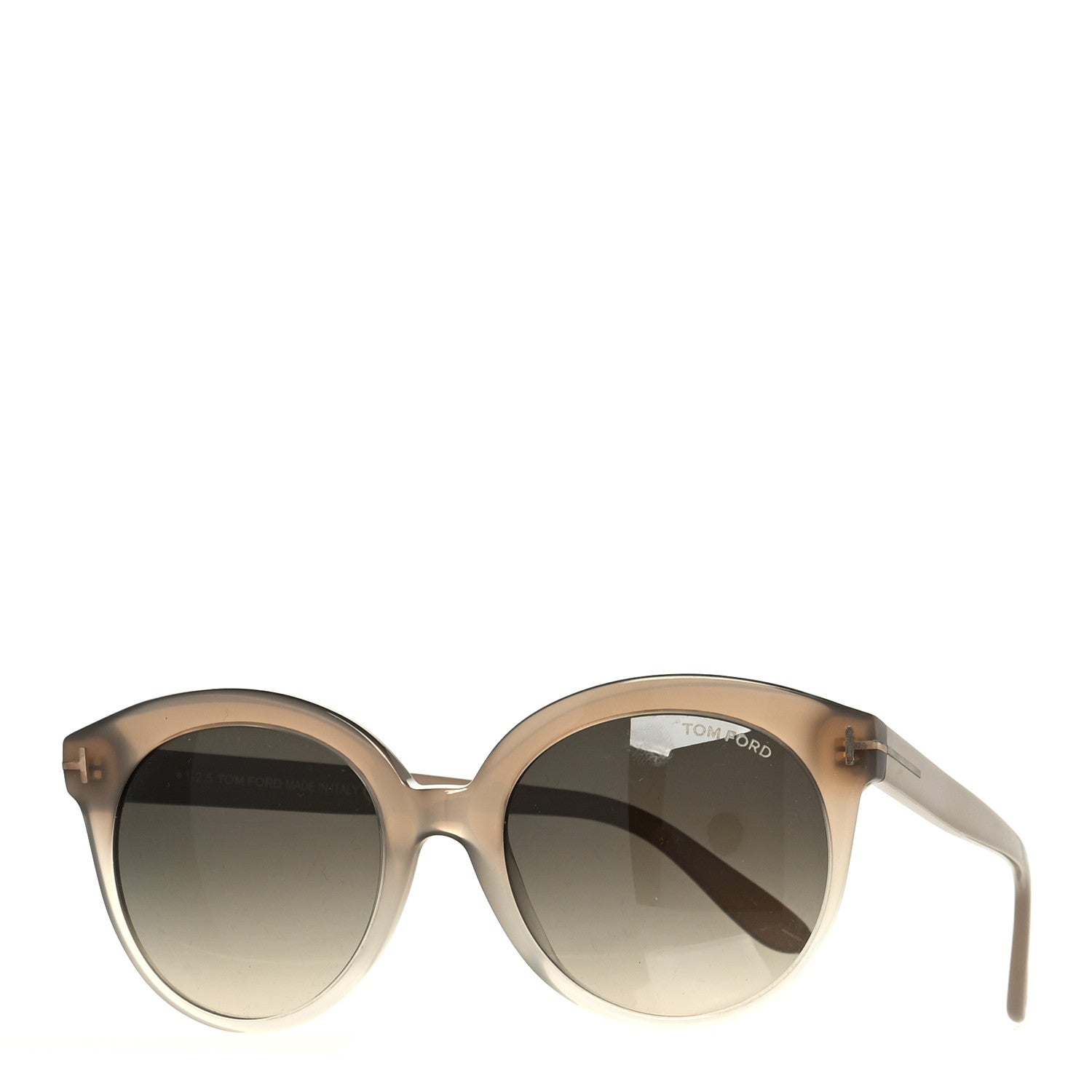 Tom Ford Monica Round Sunglasses TF429 Gold 1 of 7