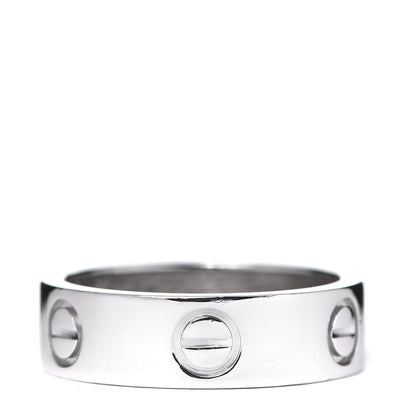 Cartier Platinum 5.5mm LOVE Ring 51 5.75 1 of 4