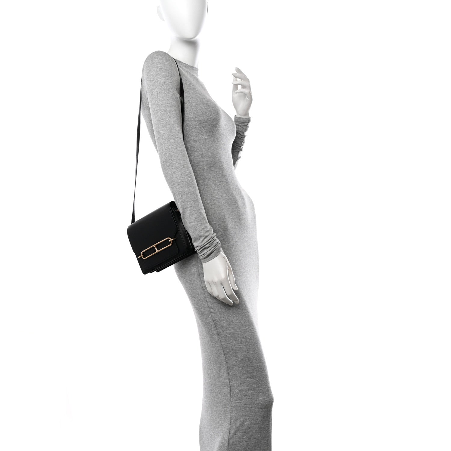 Hermes Evercolor Mini Sac Roulis Black 2 of 11