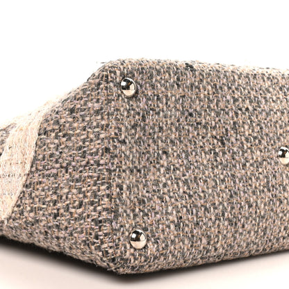 Chanel Tweed Quilted Cambon Tote Grey 8 of 9