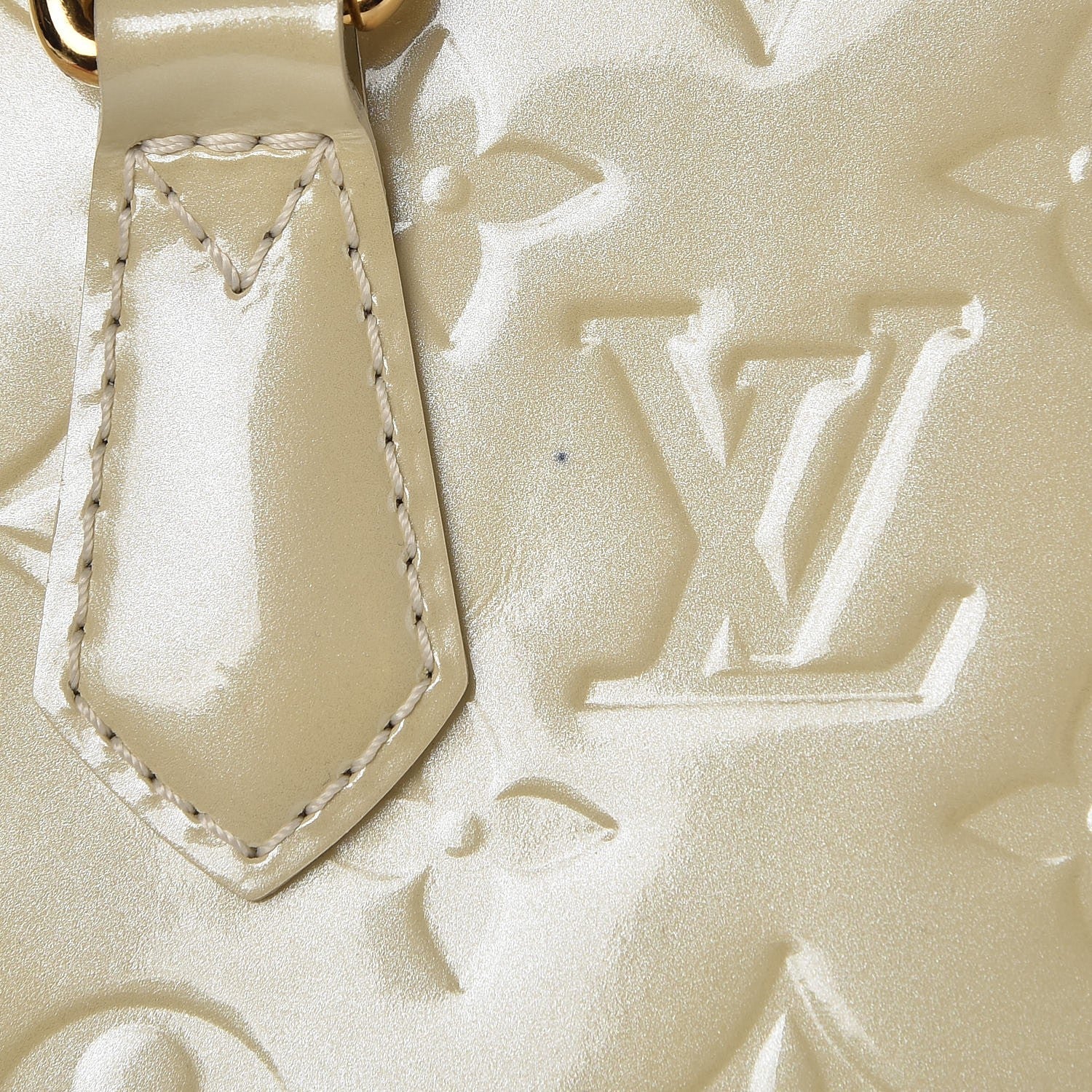 Louis Vuitton Vernis Sherwood PM Blanc Corail 8 of 13