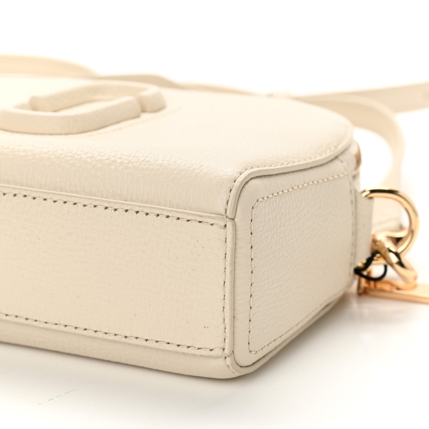 Marc Jacobs Calfskin Shutter Camera Crossbody Bag Ivory 9 of 9