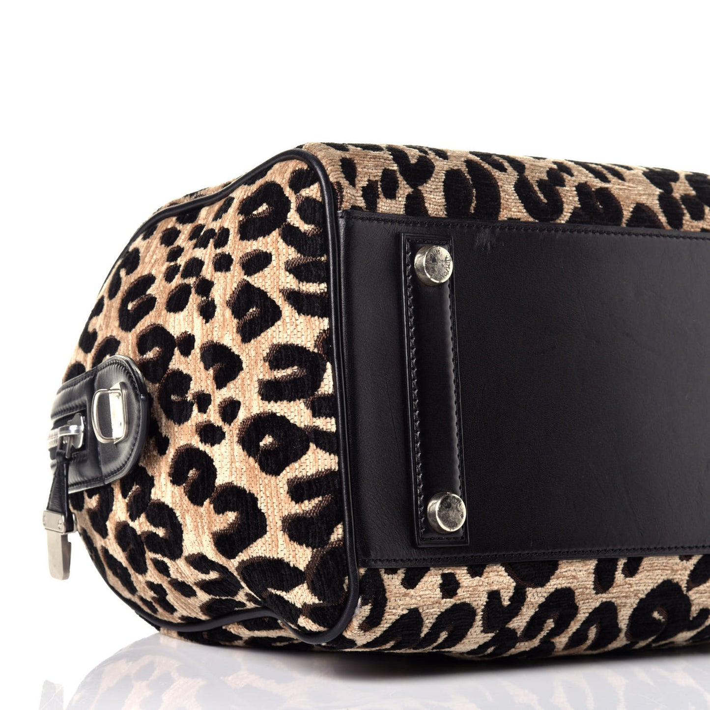 Jacquard Velvet Leopard Print Stephen Sprouse Speedy