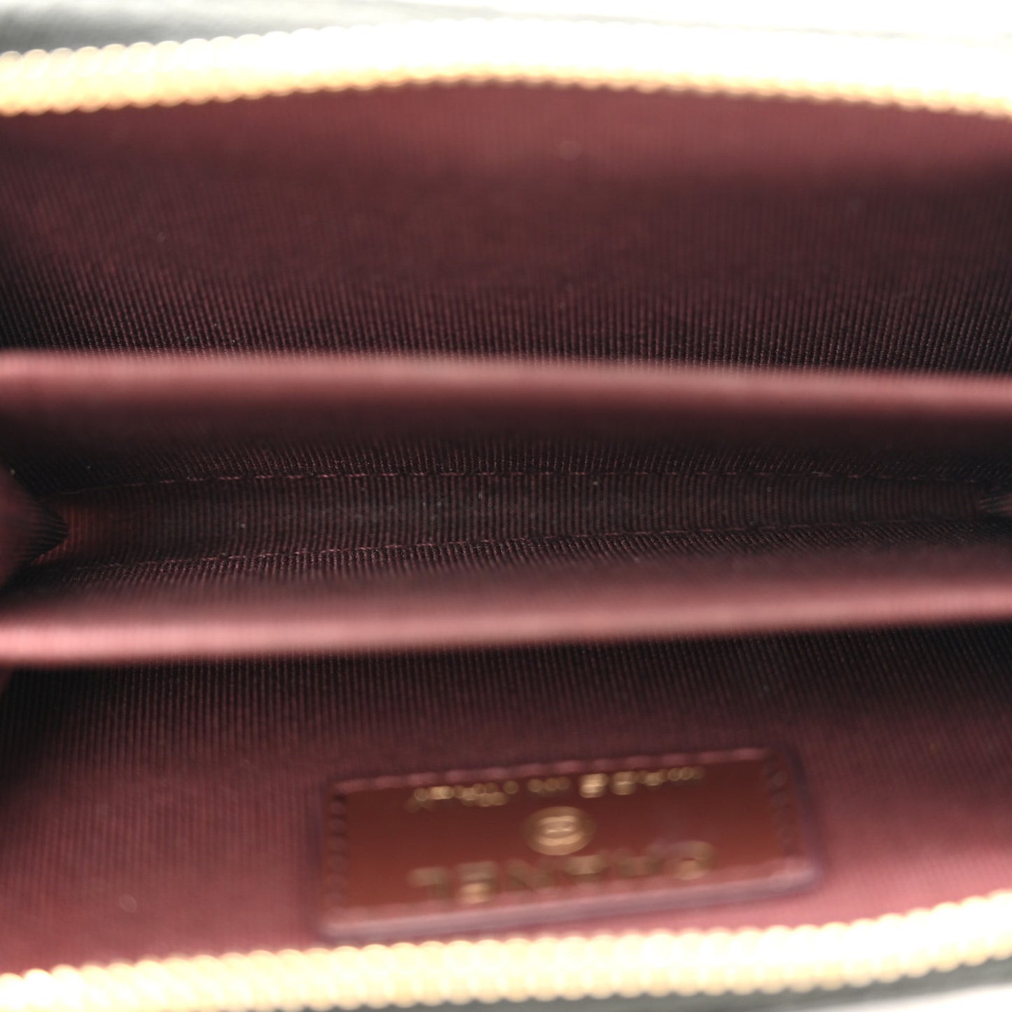 Caviar Quilted Zip Coin Purse Black