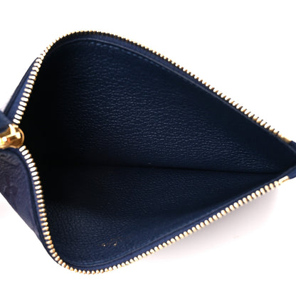 Louis Vuitton Empreinte Pochette Felicie Chain Wallet Navy 8 of 14