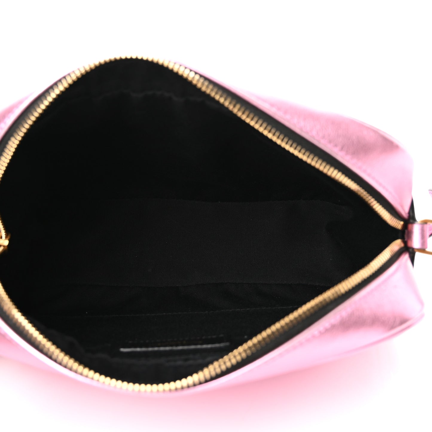 Metallic Calfskin Matelasse Monogram Lou Camera Bag Vegas Pink