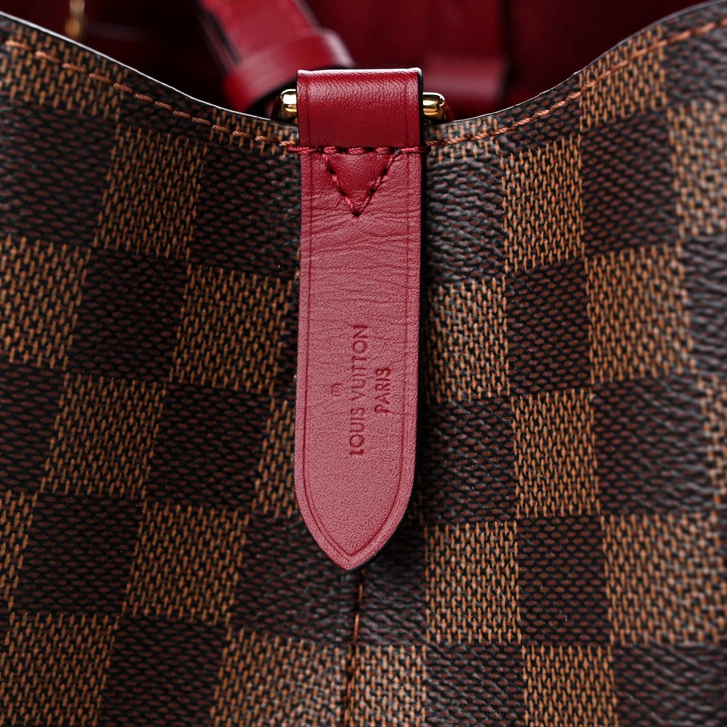 Damier Ebene Neonoe MM Cherry Berry