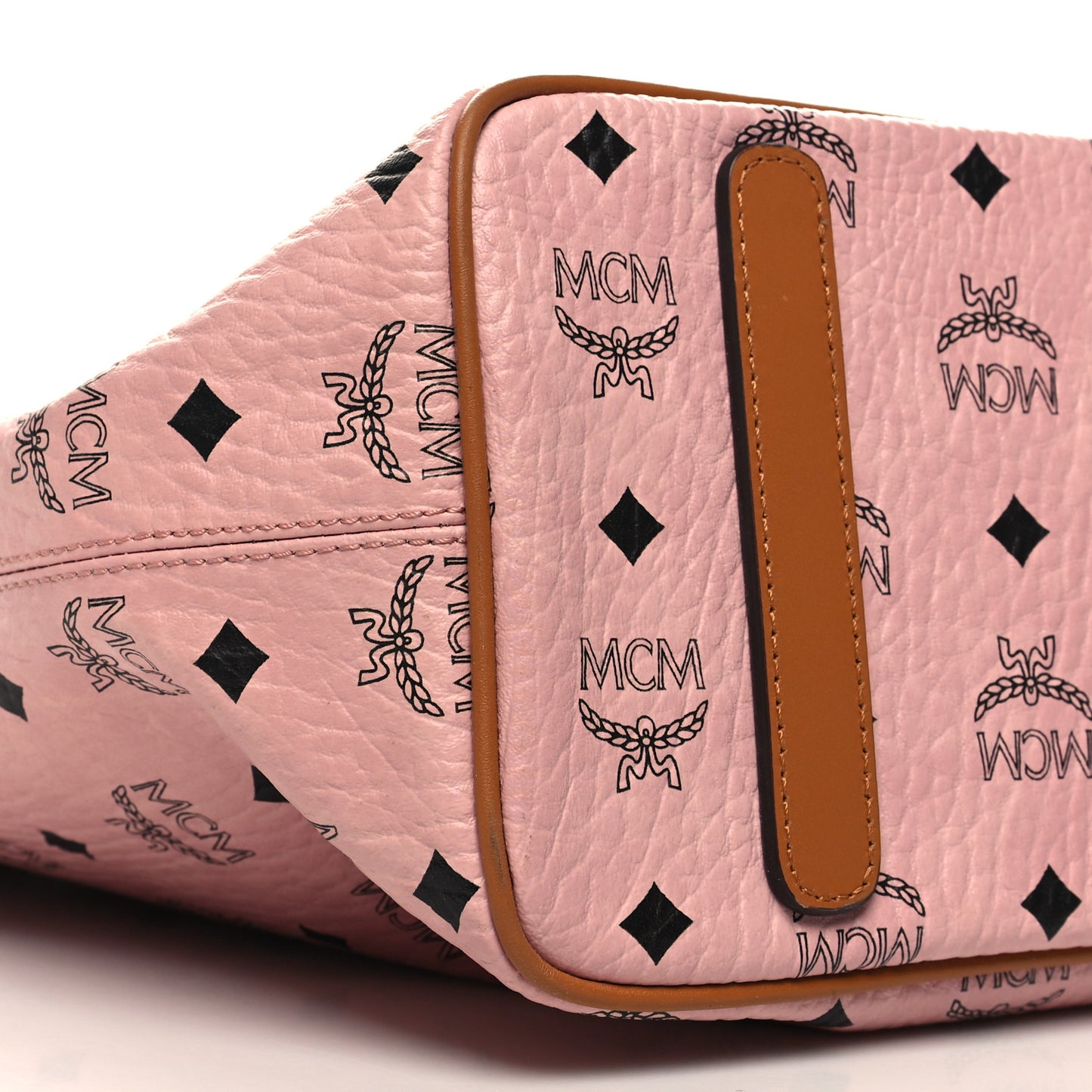 Visetos Medium Anya Zip Top Shopper Tote Soft Pink