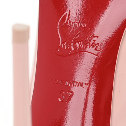 Christian Louboutin Patent Chick Queen 100 Pumps 37 Rosy 7 of 8