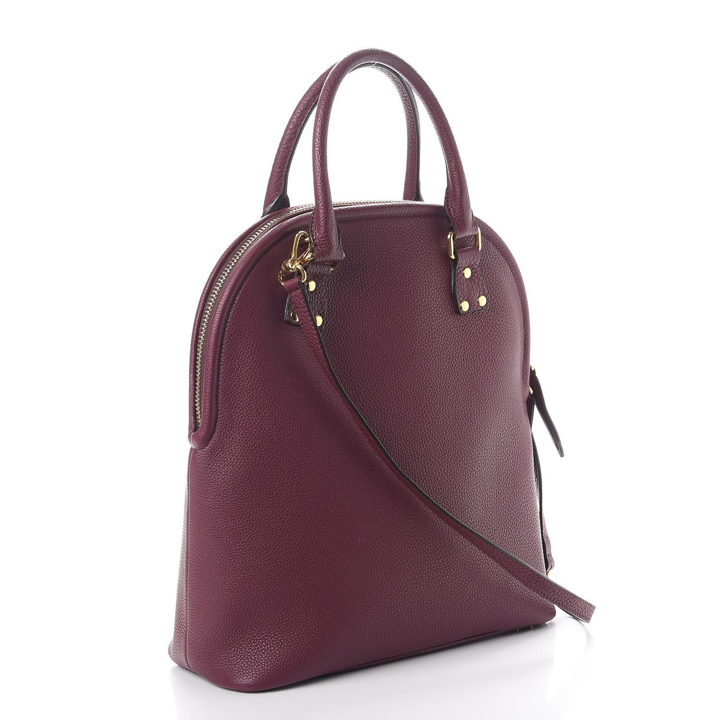 Grained Calfskin Prorsum Bloomsbury Elderberry