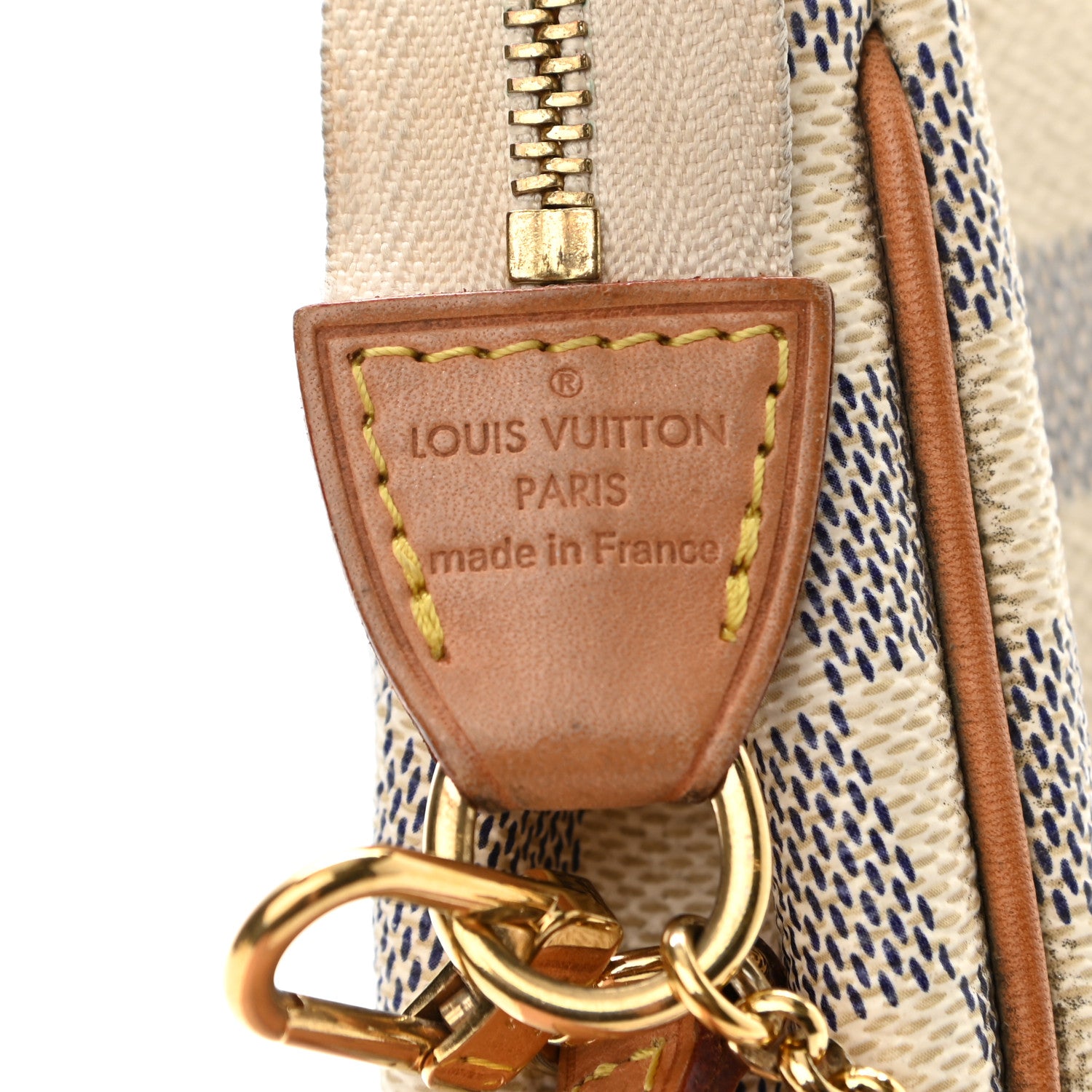 Louis Vuitton Damier Azur Eva Clutch 6 of 13