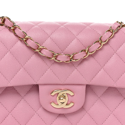 Chanel Caviar Quilted Small Double Flap Pink 8 of 11