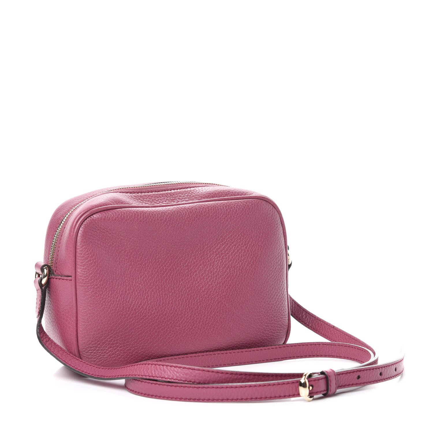 Gucci Pebbled Calfskin Small Soho Disco Bag Peonia Flower 3 of 12