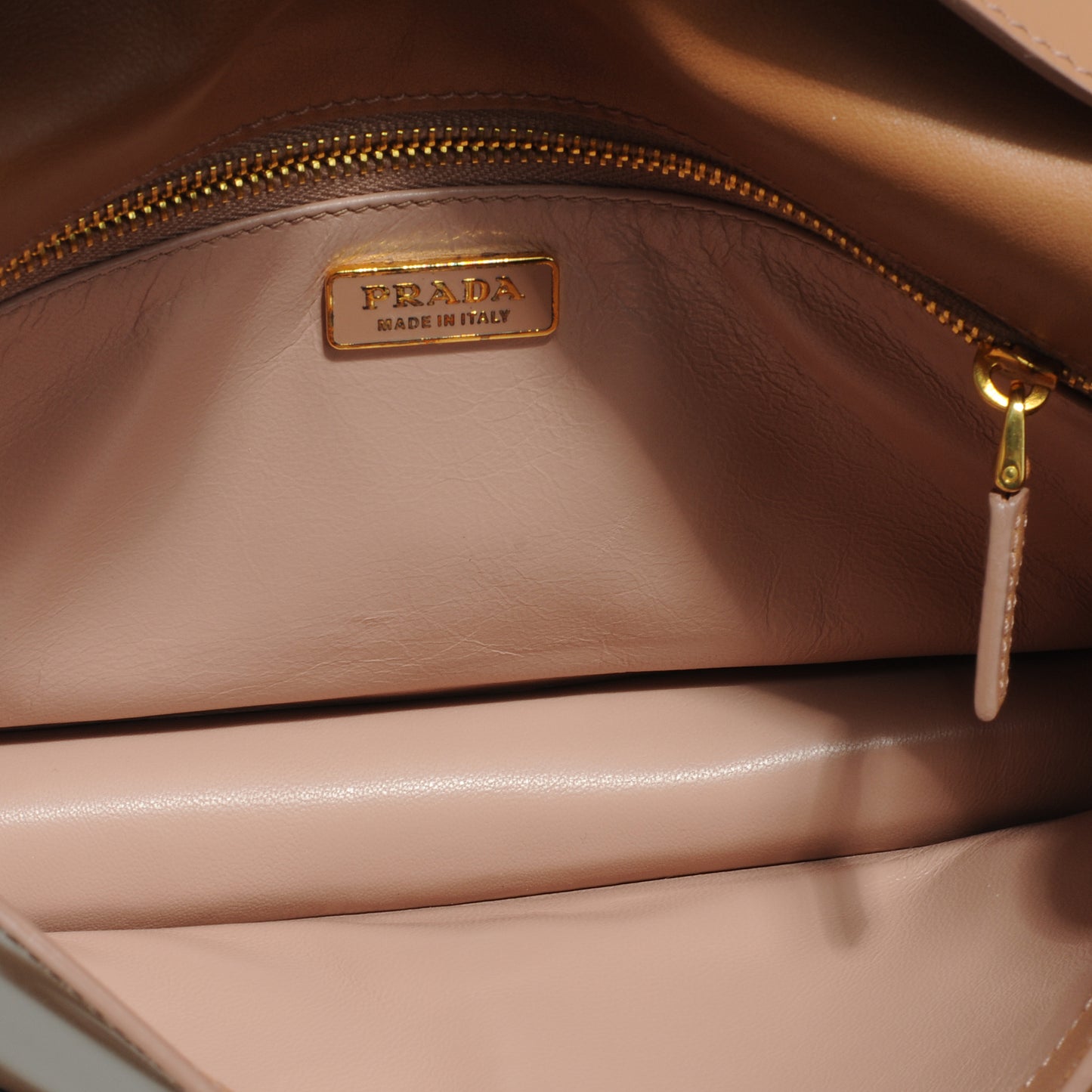 Spazzolato Leather NM Pochette Nudo
